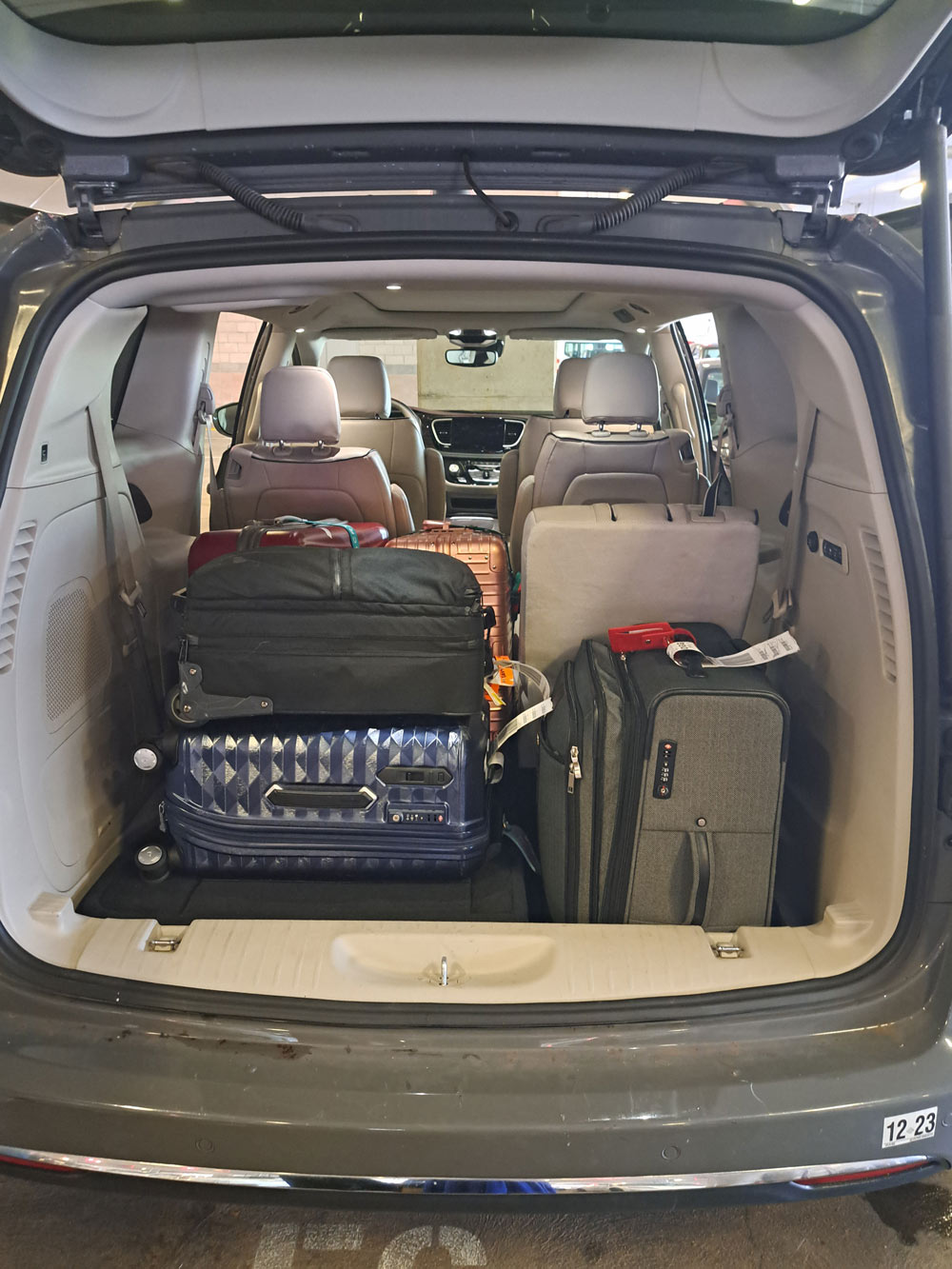 mini van cargo size